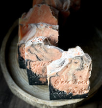 Load image into Gallery viewer, Pink Rose Clay &amp; Activated Charcoal Spa Bar
